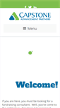 Mobile Screenshot of capstoneadvancementpartners.com